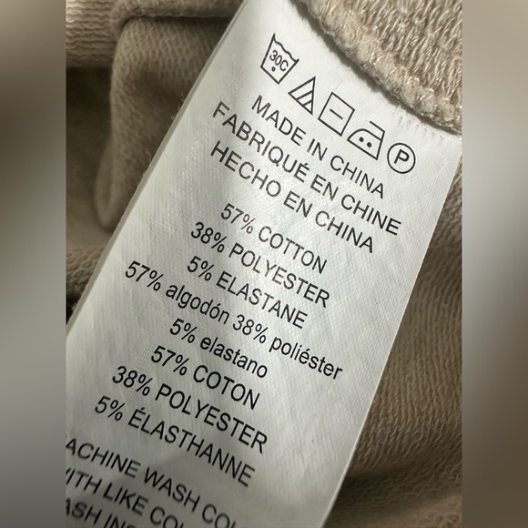 Michael Kors Women’s Beige Sweater Hoodie Pullover Size M Hooded W Long Sleeve - Picture 9 of 9